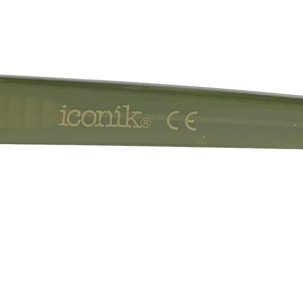 Iconik Eyeglasses Frames Annie C02 Green Tortoise Square Full Rim 53-17-140